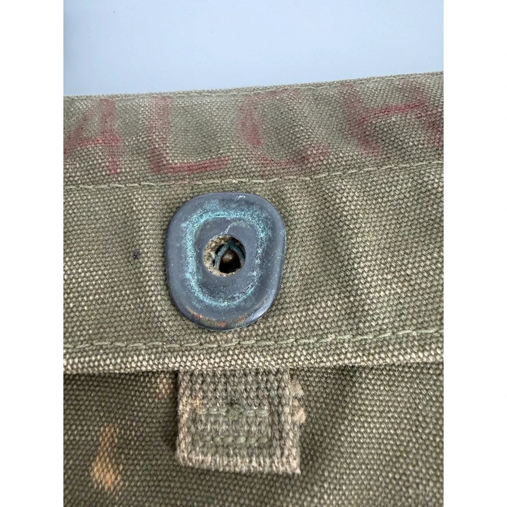 US Military M9A1 Field Protective Mask Bag Canvas Messenger Olive Drab Green LL
